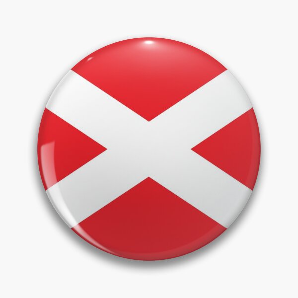 Item preview, Aberdeen Red Scottish Saltire designed and sold by Sporting Colour.