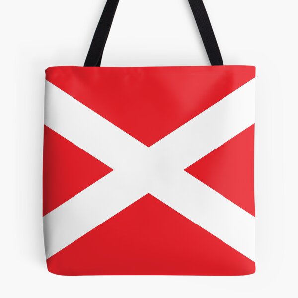 Item preview, Aberdeen Red Scottish Saltire designed and sold by Sporting Colour.