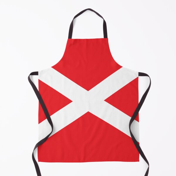 Item preview, Aberdeen Red Scottish Saltire designed and sold by Sporting Colour.