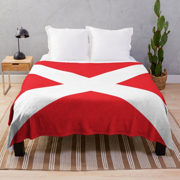 Item preview, Aberdeen Red Scottish Saltire designed and sold by Sporting Colour.