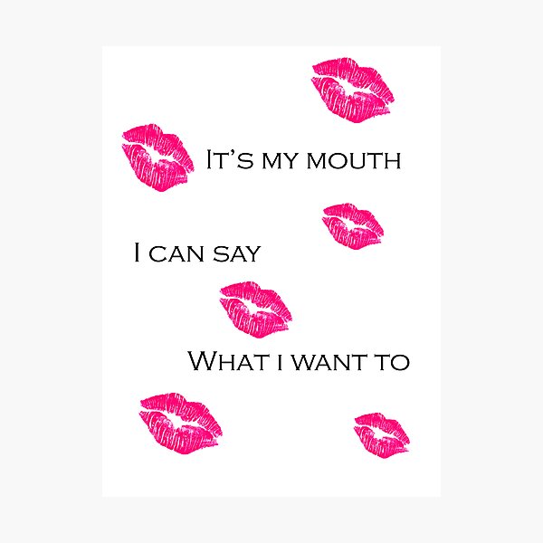Item preview, It's My Mouth designed and sold by HopeWontFade.
