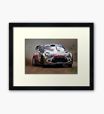 Miko Hirvonen - FIA World Rally Championship Australia 15.09.2013 Framed Print