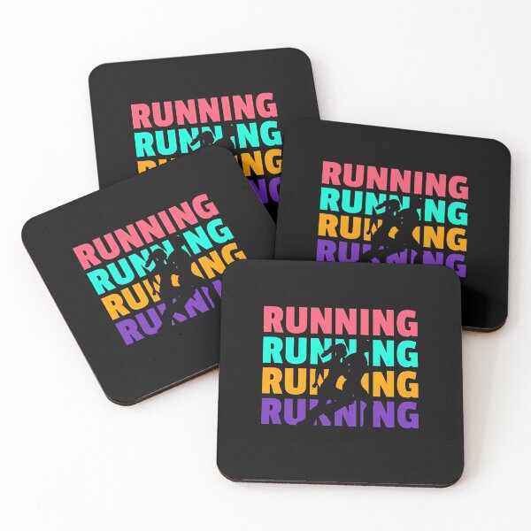 Item preview, Running Colorful Neon Design, Athletic, Reusable designed and sold by Lizzie May.