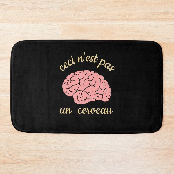 Item preview, Ceci Nest Pas Un Cerveau - Art Teacher Brain designed and sold by CanadianUnicorn.