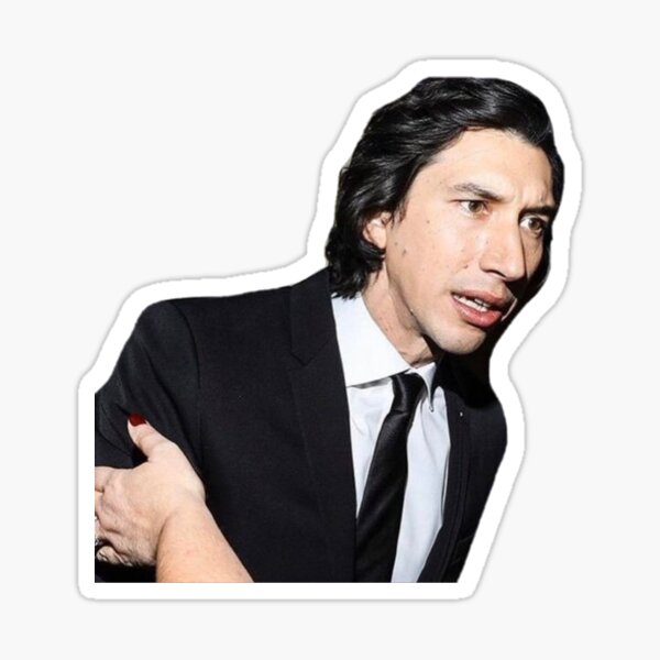 Vista previa del artículo con la obra «Adam Driver incredulidad Meme», diseñado y vendido por hollybollyart.