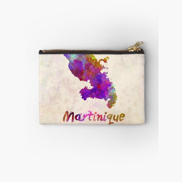 Item preview, martinique watercolor map designed and sold by paulrommer.