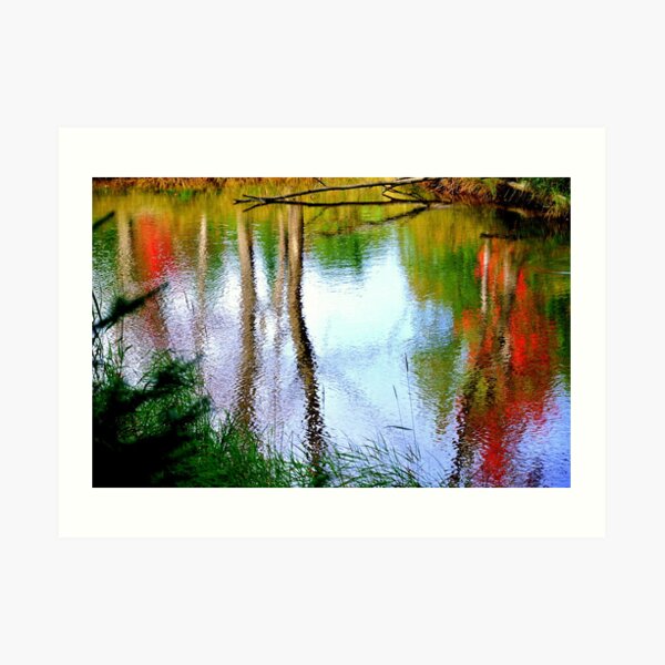 Early Fall Reflections ! Art Print