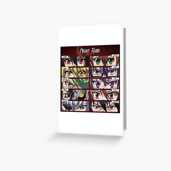 Anime Akame ga Kill wallpaper Greeting Card for Sale by igor-me