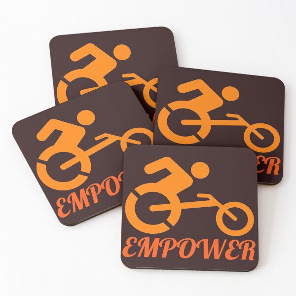 Item preview, empower. differently abled individual on a sports wheelchair designed and sold by doctors-apparel.