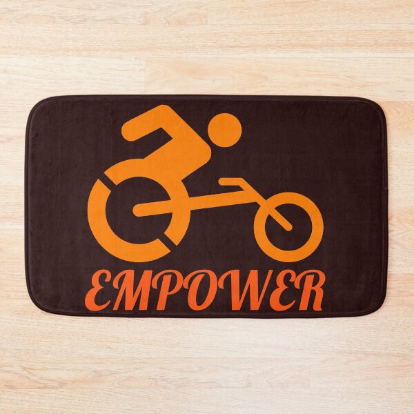 Item preview, empower. differently abled individual on a sports wheelchair designed and sold by doctors-apparel.