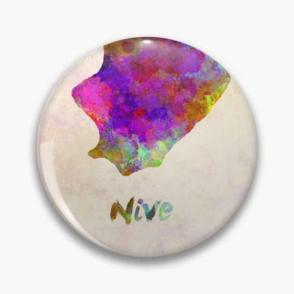 Item preview, Nive watercolor map designed and sold by paulrommer.
