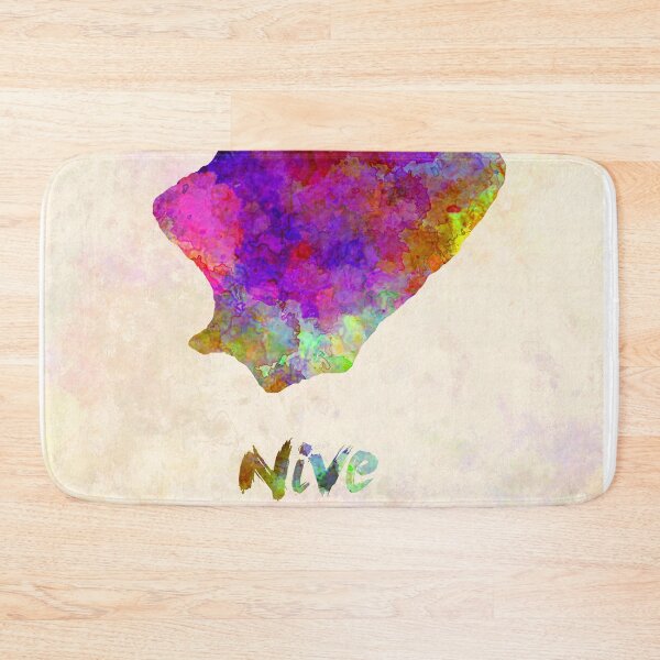 Item preview, Nive watercolor map designed and sold by paulrommer.