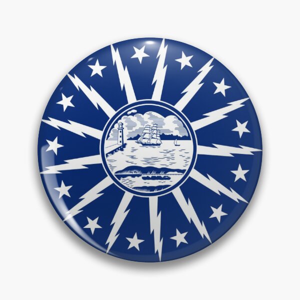 Item preview, Buffalo New York City Flag designed and sold by FiveRedBats.
