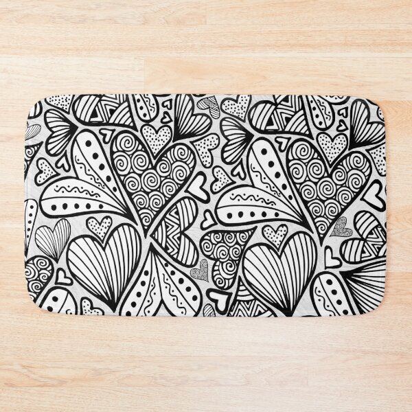 Item preview, Zentangle Inspired Art Heart designed and sold by REApparelCo.