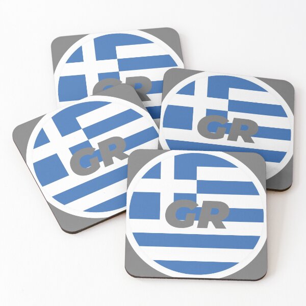 Item preview, Greece | Round Flag With Country Code designed and sold by CarlosAlberto.