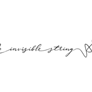 Invisible String Design | Art Board Print