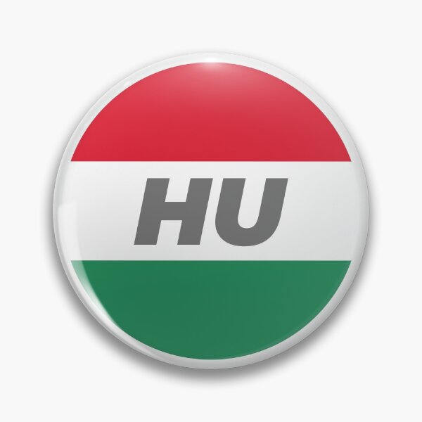Item preview, Hungary | Round Flag With Country Code designed and sold by CarlosAlberto.