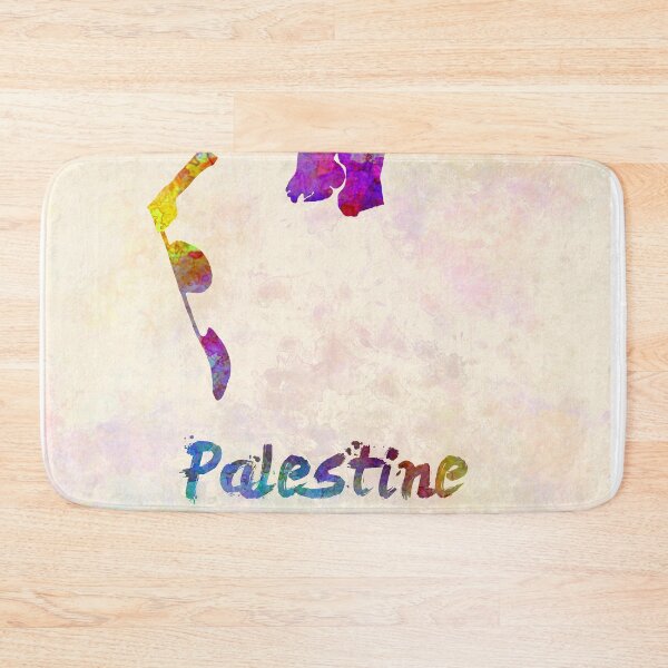 Item preview, Palestine watercolor map designed and sold by paulrommer.