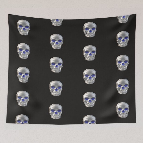 Item preview, Metallic human skull face mask designed and sold by Andyt.