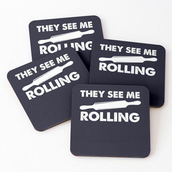 Item preview, They See Me Rolling Pin Funny Baking Bakers designed and sold by mmos.