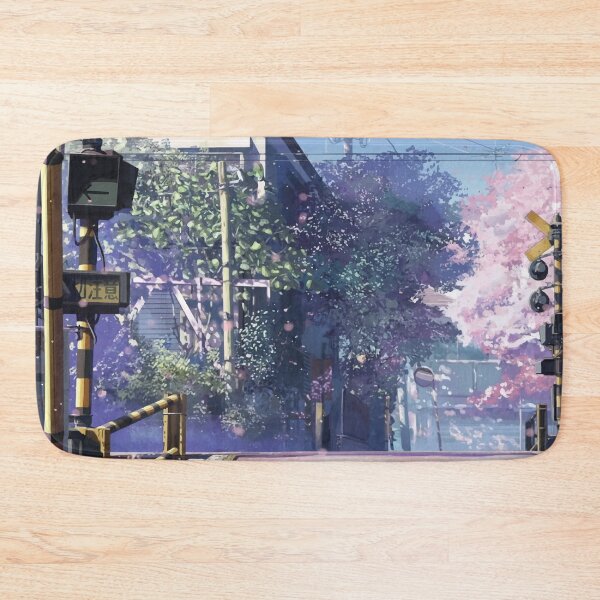 Item preview, Anime Town with Cherry Blossoms in Spring Season designed and sold by RareLoot19.