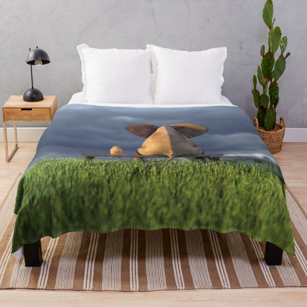 Item preview, dog and elephant sitting on the green grass field 2 designed and sold by Mike Kiev art.