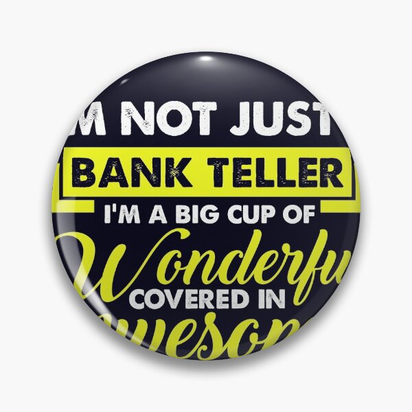 Item preview, Bank Teller Wonderful Awesome designed and sold by mmos.