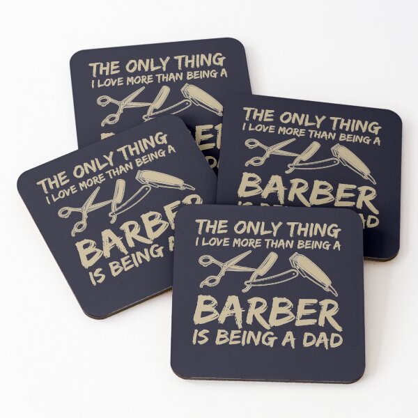 Item preview, The Only Things I Love More Than Being A Barber Is Being A Dad designed and sold by mmos.