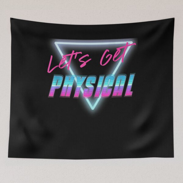 Item preview, Lets Get Physical Workout Gym Tee Rad 80S Retro  designed and sold by CarlosGray.