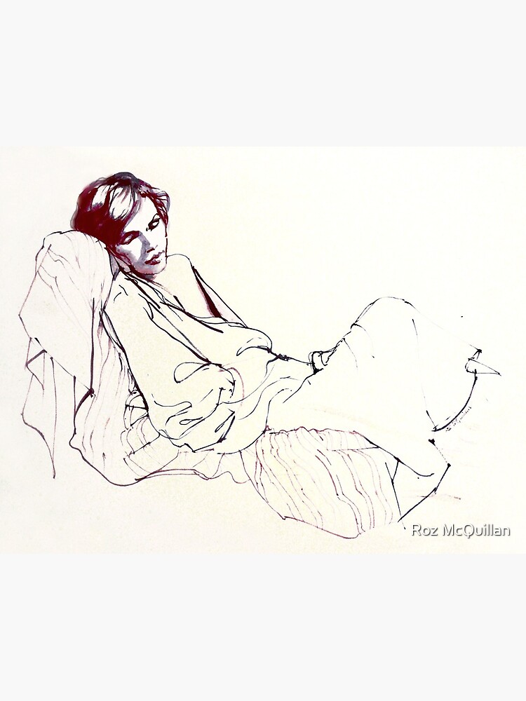 instant sketch, man and woman sleeping - Stock Illustration [84270413] -  PIXTA