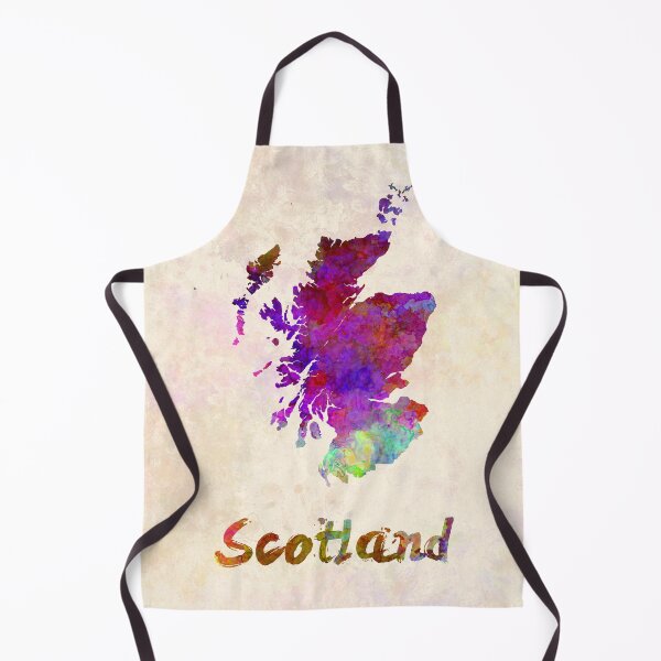Item preview, Scotland watercolor map designed and sold by paulrommer.