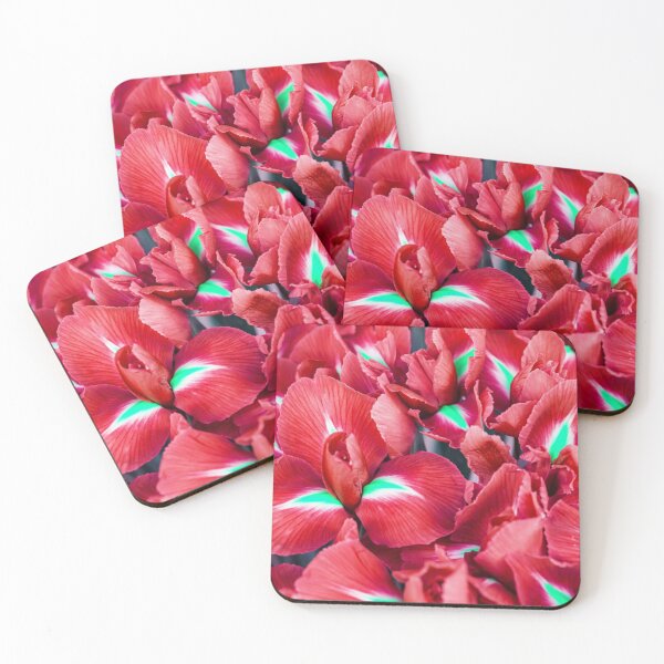Item preview, Red Siberian Iris Flowers designed and sold by adityanik.