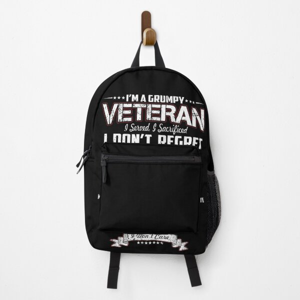 Item preview, I'm A Grumpy Veteran I Served I Sacrificed Patriotic American Flag Veterans Day designed and sold by Md. Manjur Ahamed.