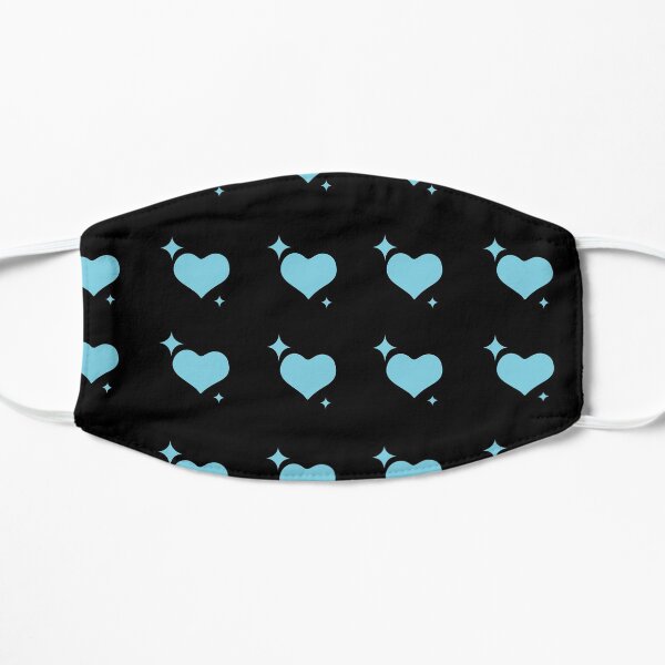 V hearts Flat Mask