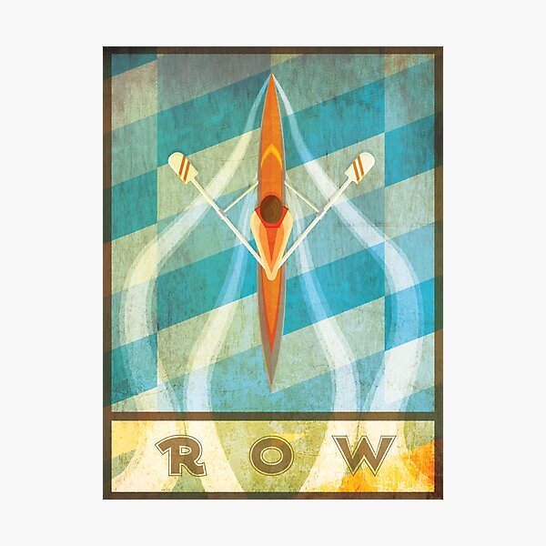 The Serenity of Sculling Photographic Print