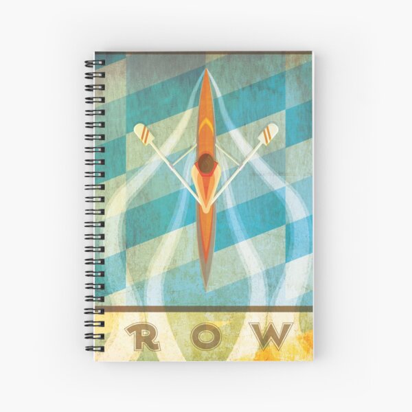 The Serenity of Sculling Spiral Notebook