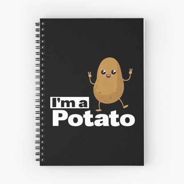 Item preview, I Am A Potato design, French Fry design, Potato gift print designed and sold by Lisbob.