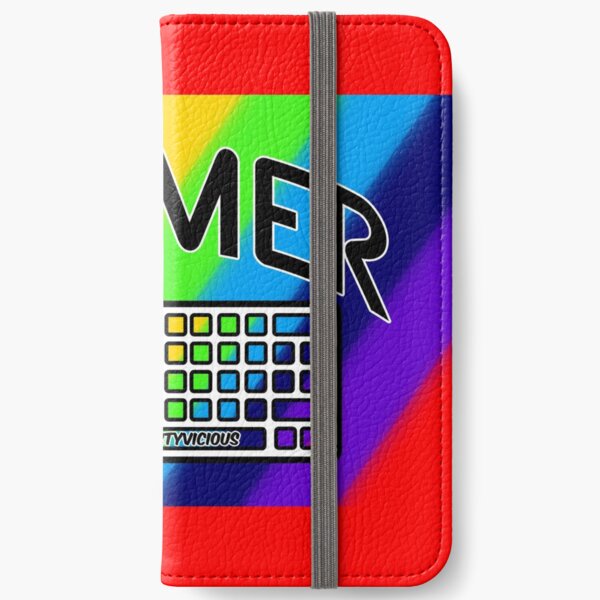 Rainbow Gaymer Keyboard Lefty Mouse Logo iPhone Wallet