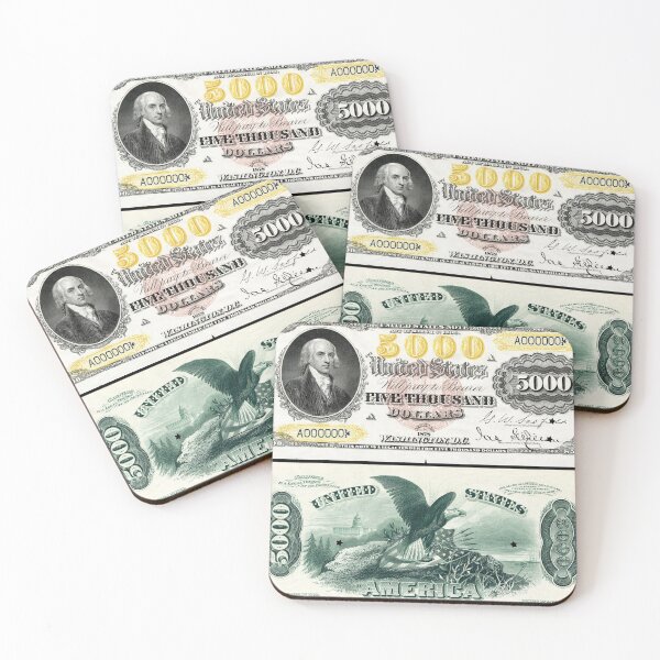Item preview, James Madison US 5000 (1878) designed and sold by TheWildWildWest.