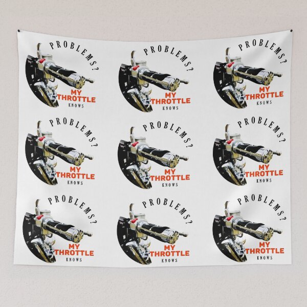 Item preview, Funny Motorcycle Problems? My Throttle Knows Biker Original Design, Gift Ideas  designed and sold by leo121687.