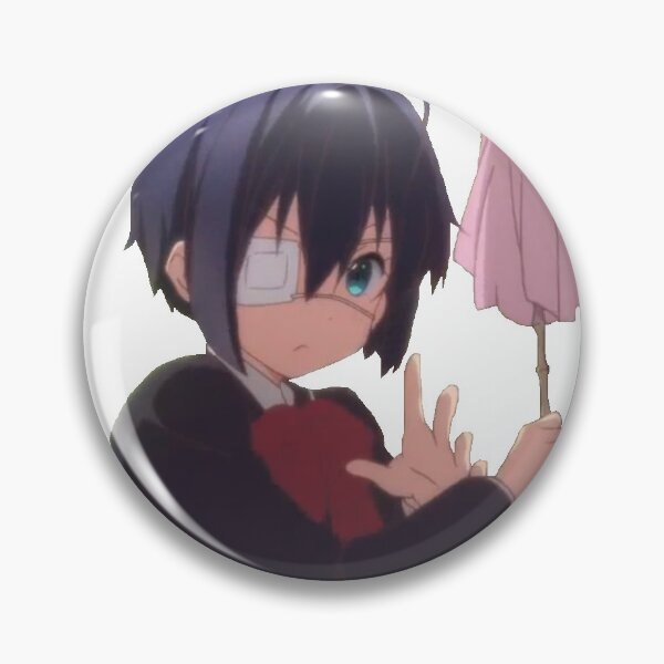 Item preview, Rikka Look At How Cool I Am 2 Sticker designed and sold by Moonsun3.