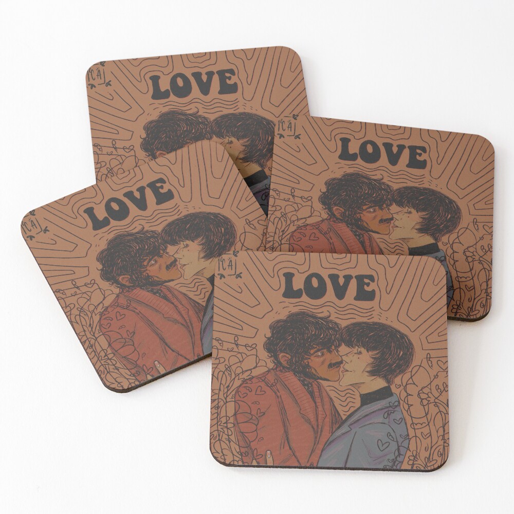 Item preview, Coasters (Set of 4) designed and sold by CryptidAestheti.