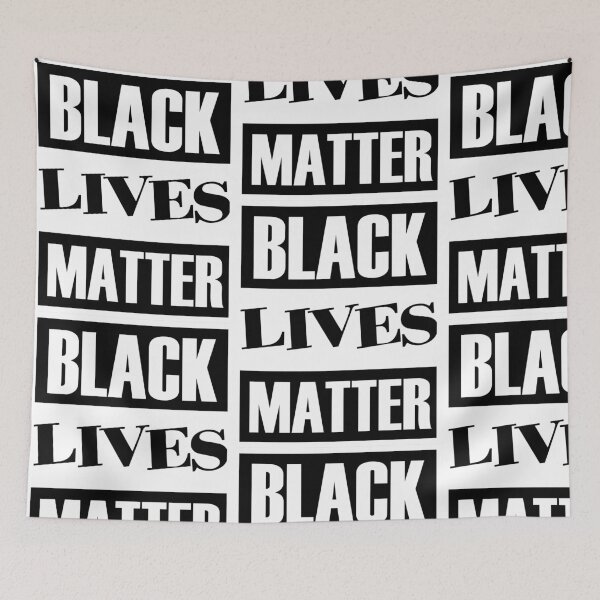 Item preview, Black lives matters text logo  sticker designed and sold by wiggy38.