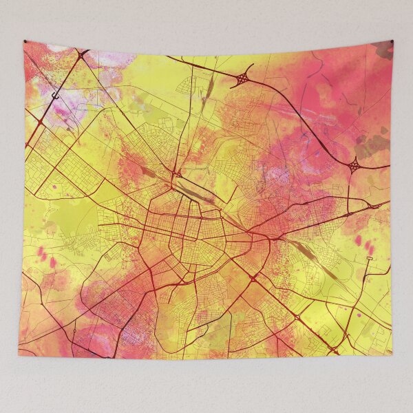 Item preview, Sofia Bulgaria Street Map Magma Eruption designed and sold by IvonDesign.