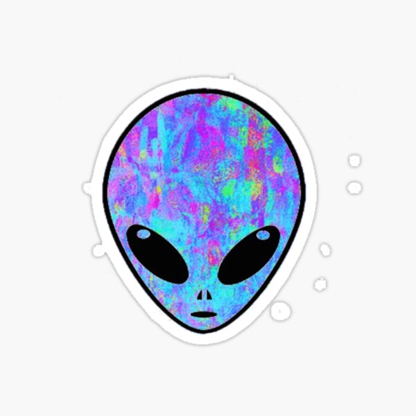 alien dye Sticker