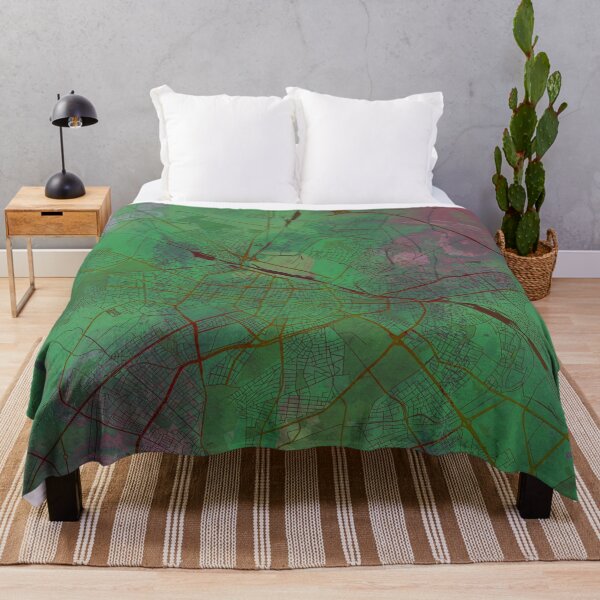 Item preview, Sofia Bulgaria Street Map Green Planet designed and sold by IvonDesign.