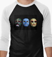 3 ninjas masks Men's Baseball ¾ T-Shirt