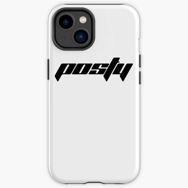 Posty Design noir Coque antichoc iPhone