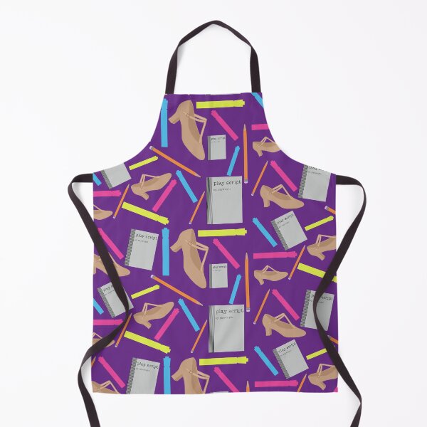 Item preview, theatre rehearsal essentials polka dots purple background designed and sold by Ella's Doodles And Designs.