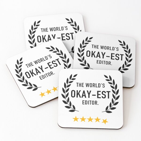 Item preview,    The World's Okay-est Editor designed and sold by The Editor's Soft-Wear.